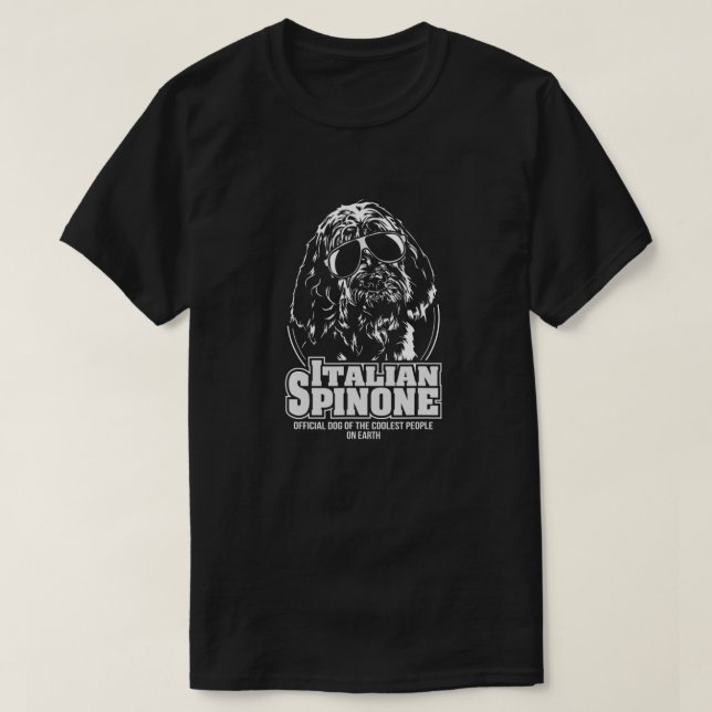 Camiseta Funny Orgulloso Italiano Spinone la gente más geni (Diseño del anverso)