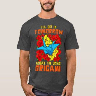 Camiseta Funny Origami Paper Crane