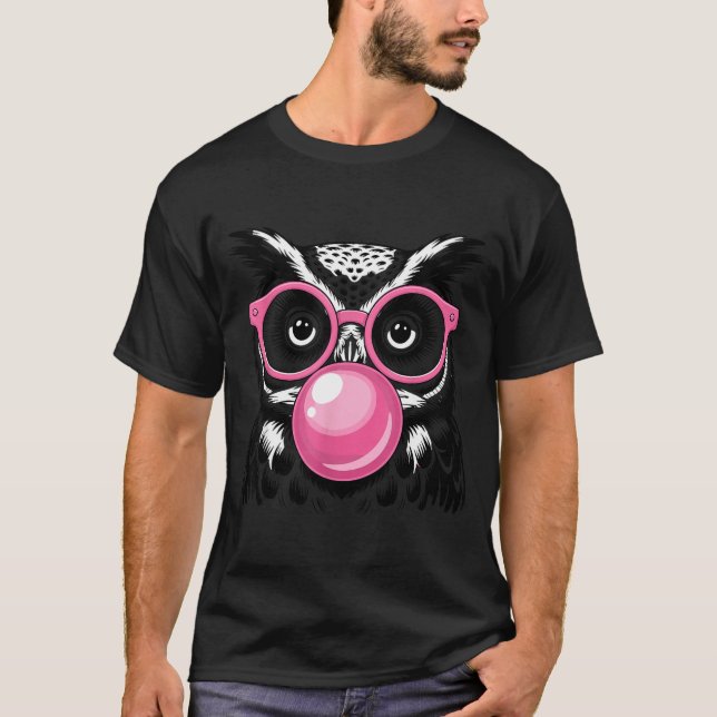 Camiseta Funny Owl Design For Men Women Boys Girls Toddlers (Anverso)