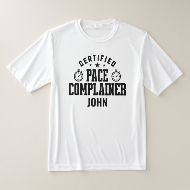 Camiseta Funny Pace Complainer Matching Couple Personalized (Distribución)
