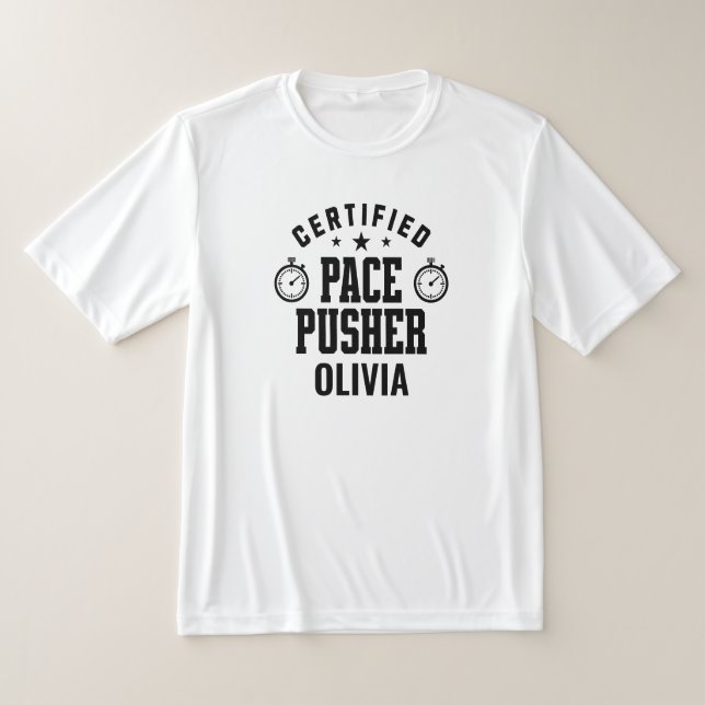 Camiseta Funny Pace Pusher Matching Couple Personalized (Distribución)