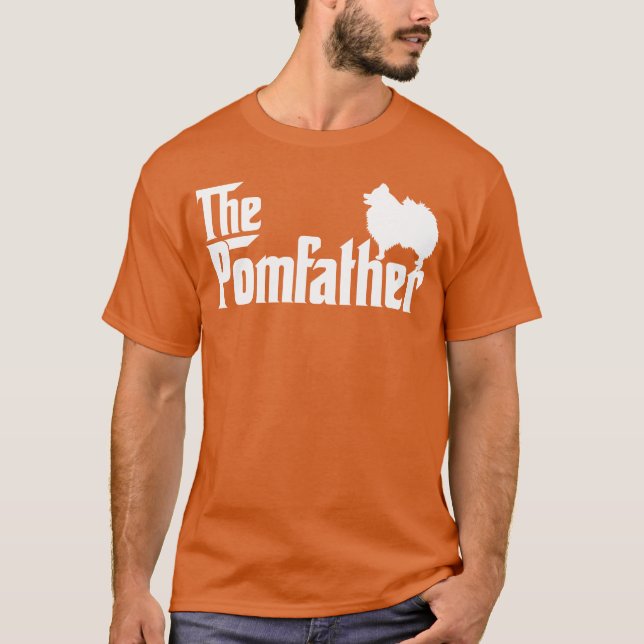 Camiseta Funny Padre Pomerano Dadhe Pom Padre Dog retro (Anverso)