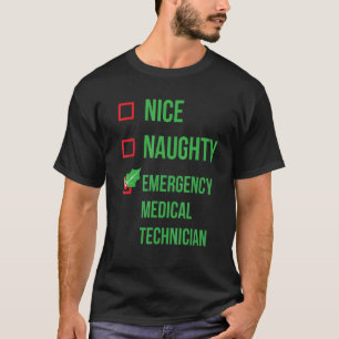 Camiseta Funny Pajama Christma, Técnico Médico de Emergenci