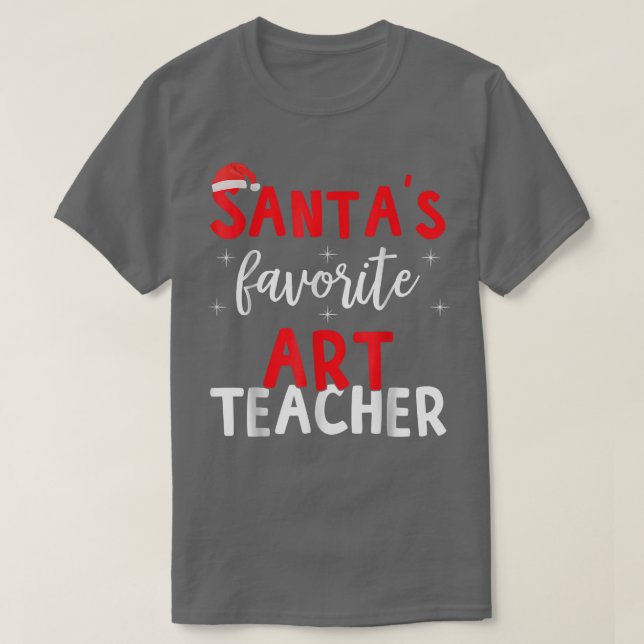 Camiseta Funny Pajama Navidad Papá Noel Profesor de Arte Fa (Diseño del anverso)