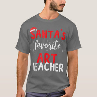 Camiseta Funny Pajama Navidad Papá Noel Profesor de Arte Fa