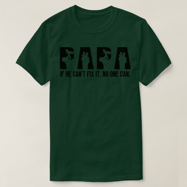 Camiseta Funny Papa Birthday (Diseño del anverso)