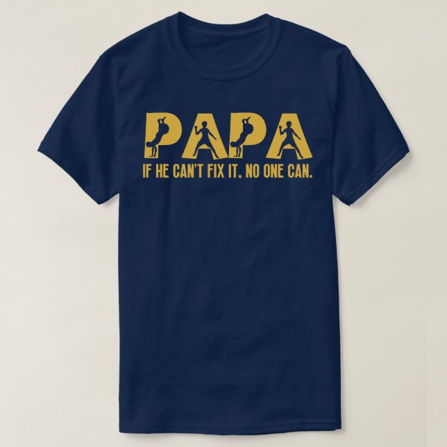 Camiseta Funny Papa Birthday 12 (Diseño del anverso)