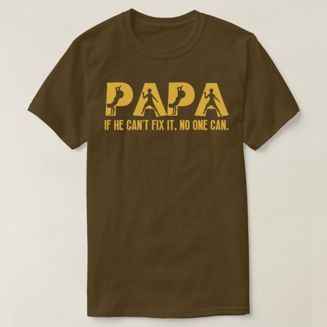 Camiseta Funny Papa Birthday 5 (Diseño del anverso)