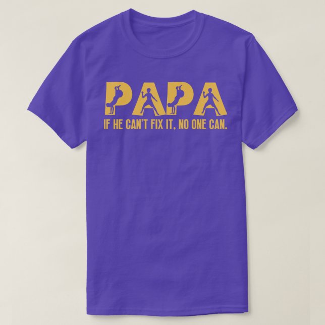 Camiseta Funny Papa Cumpleaños 4 (Diseño del anverso)