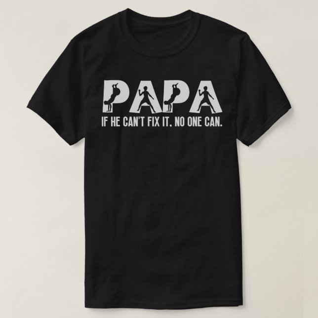 Camiseta Funny Papa Cumpleaños 6 (Diseño del anverso)