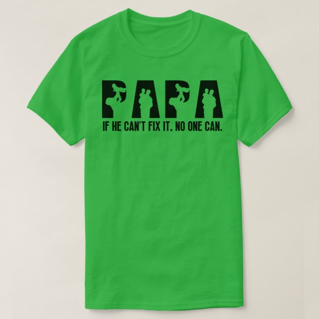 Camiseta Funny Papa Cumpleaños 8 (Diseño del anverso)