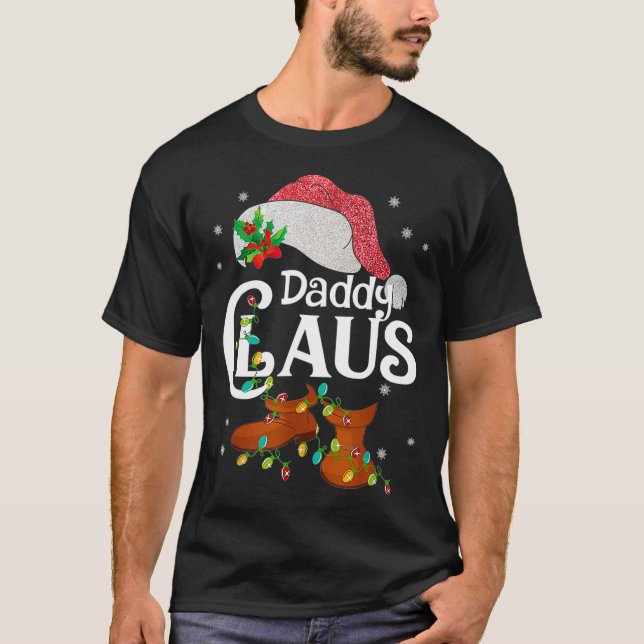 Camiseta Funny Papá Noel Navidades Regalos familiares (Anverso)