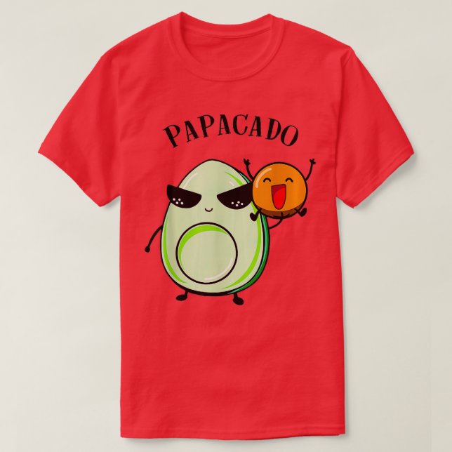 Camiseta Funny Papacado Aguacates 2 (Diseño del anverso)