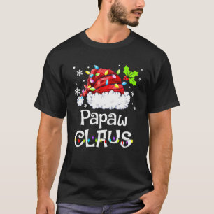 Camiseta Funny Papaw Claus Navidades Pajamas Santa