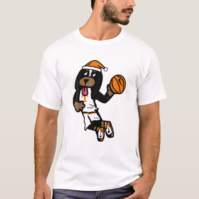 Camiseta Funny Paquete T.Ennessee Baloncesto Santa Smokey (Anverso)