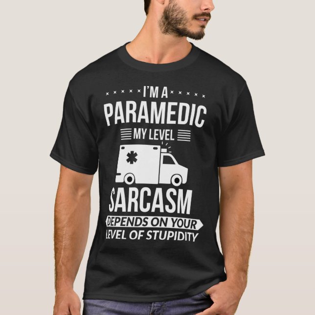Camiseta Funny Paramedic Emt Gift  (Anverso)