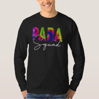 Camiseta Funny Paraprofesional profesor de escuadrón, Tie D