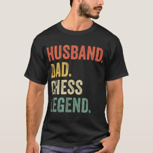 Camiseta Funny pareja del jugador de ajedrez Dad Chess Lege