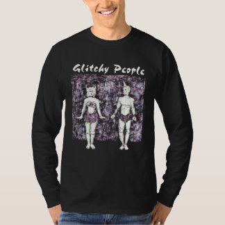 Camiseta Funny Parody Pun Glitchy People Glithed Art Humoro