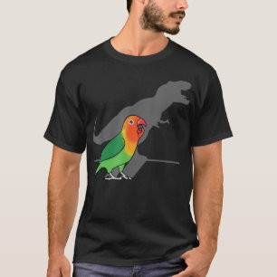 Camiseta Funny Parrot Dinosaur Shadow TRe Fischer's Lovebir