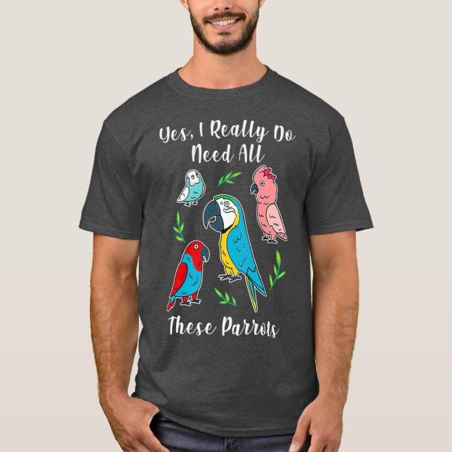 Camiseta Funny Parrot Premium (Anverso)