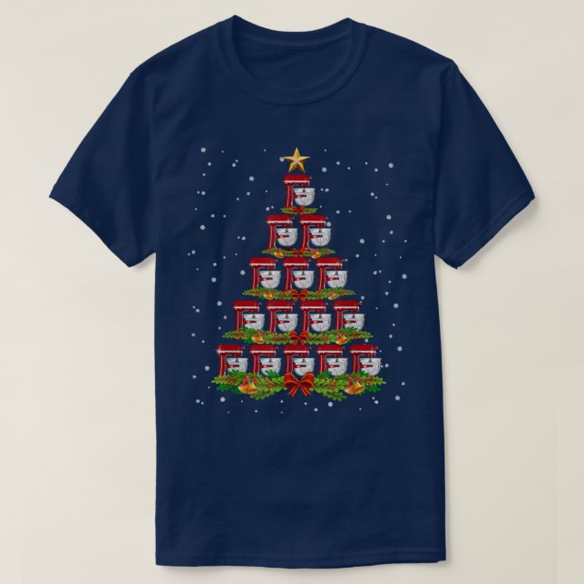 Camiseta Funny Pastry Baker Christmas Tree Cookie Squad (Diseño del anverso)
