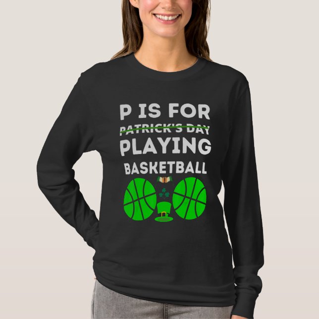 Camiseta Funny Patricks day Baloncesto jugadores geniales p (Anverso)