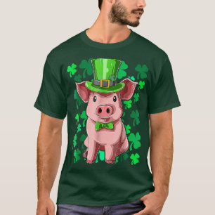 Camiseta Funny Patrick's Day Pig