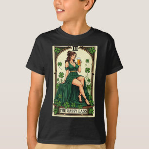 Camiseta Funny Patricks Day The Sy L Tarot Card Uni