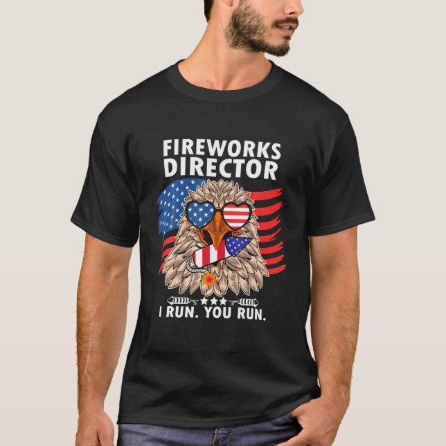 Camiseta Funny Patriotics Pride Eagle Usa Flag 4Th Of July (Anverso)