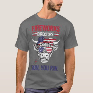 Camiseta Funny Patriotics Pride Moorica Highland Cow Flag 4