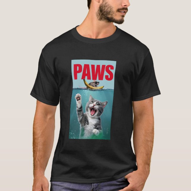 Camiseta Funny Paws Shirt Paws Jaws Mouse (Anverso)