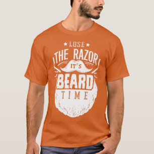 Camiseta Funny Perdió Al Razor Su Tiempo De Barba