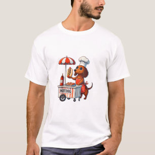 Camiseta Funny Perro Dachshund Perro Weenie Sausage Hotdog 