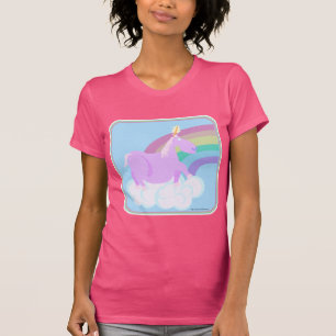 Camiseta Funny Personalizado Chubby Unicorn