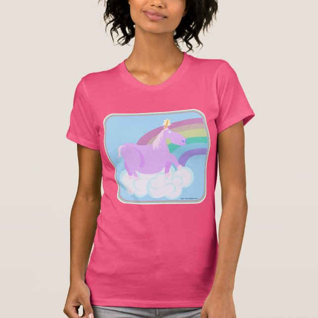 Camiseta Funny Personalizado Chubby Unicorn (Anverso)