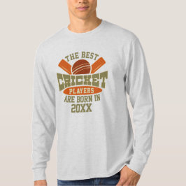 Camiseta Funny Personalizado Cricket Nombrado por el Día de