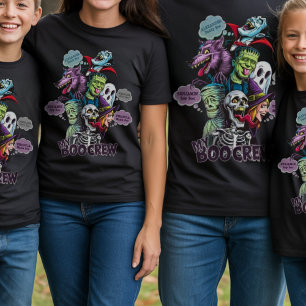 Camiseta Funny Personalizado de Monstruo Familiar de Hallow