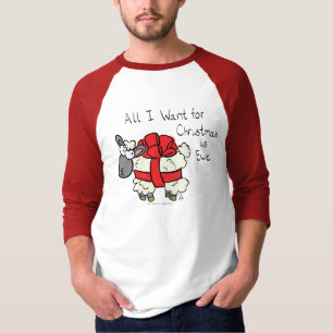 Camiseta Funny Personalizado de Navidades de Holiday Cute S