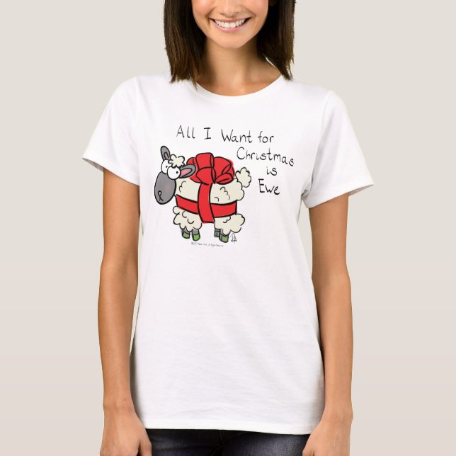 Camiseta Funny Personalizado de Navidades de Holiday Cute S (Anverso)