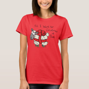 Camiseta Funny Personalizado de Navidades de Holiday Cute S