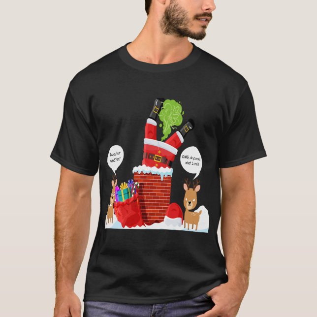 Camiseta Funny Personalizado de Navidades malolientes de re (Anverso)