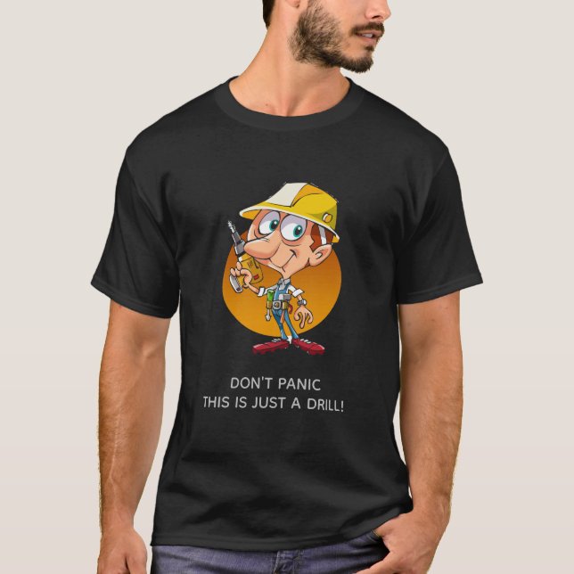 Camiseta Funny Personalizado de trabajadores de construcció (Anverso)