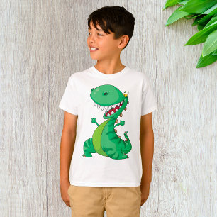 Camiseta Funny Personalizado Dinosaur Roaring T-Rex