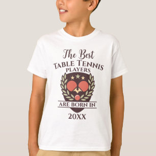 Camiseta Funny Personalizado Nacimiento Año Nacimiento Mesa