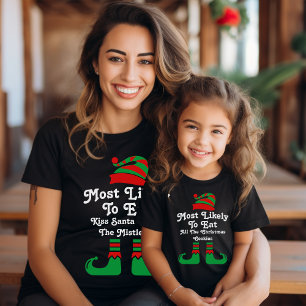 Camiseta Funny Personalizado Navidades Familiares Más Proba