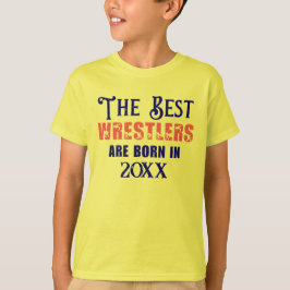 Camiseta Funny Personalizado Wrestler Birthday Aniversario