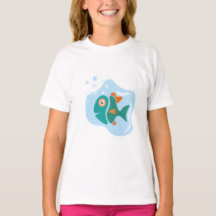 Camiseta Funny Pescado Elegante