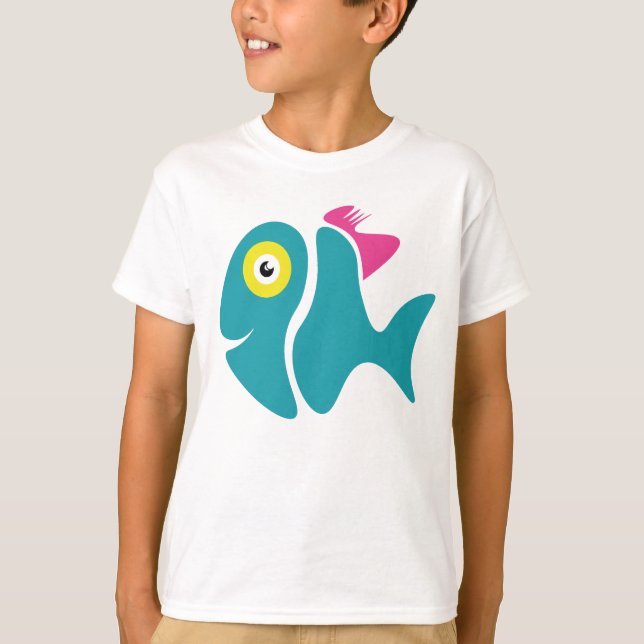 Camiseta Funny Pescado Elegante (Anverso)
