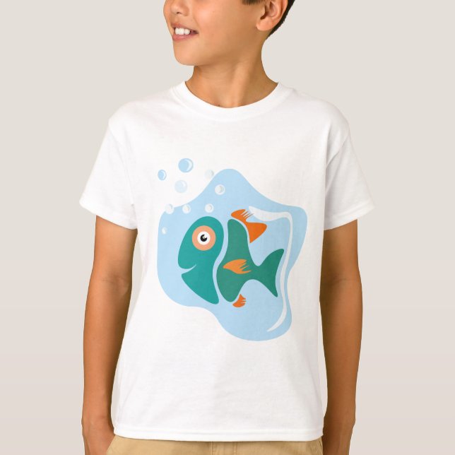 Camiseta Funny Pescado Elegante (Anverso)
